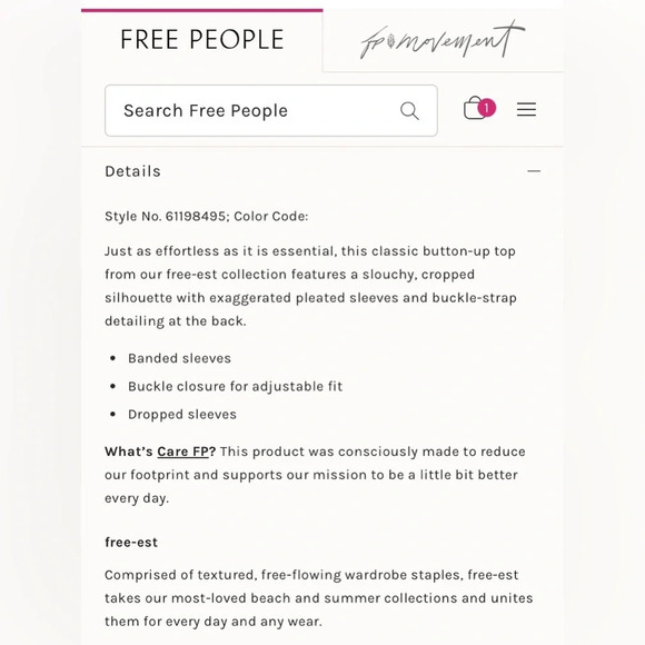 FP BEACH by FREE PEOPLE Juana Top in Ivory - Picture 7 of 8